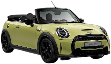 Mini Cooper Cabrio — convertible rental in Corfu, top-down driving